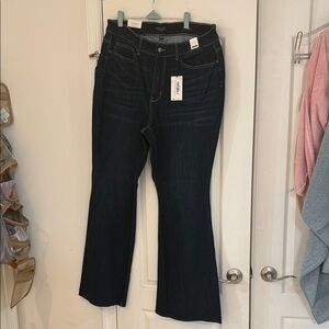 Dark Wash Judy Blue size 20W. Flare, high waisted, NWT.